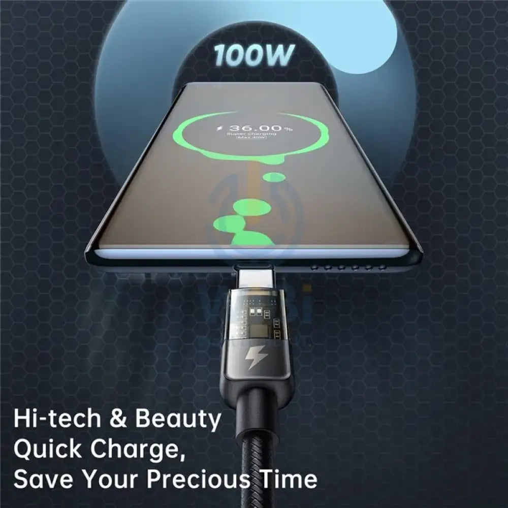 Mcdodo Auto Power Off PD 100W Type-c to Type-c Cable 1.2m Accessories > Cables & Converters