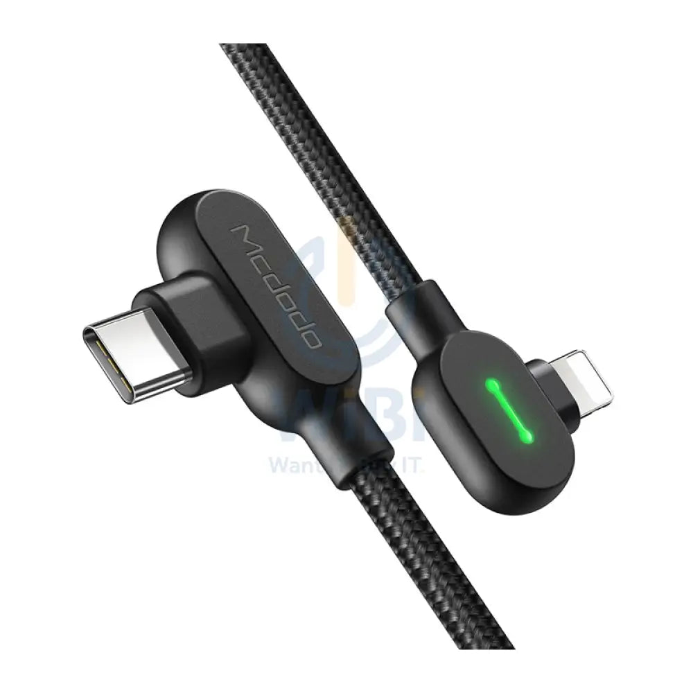 Mcdodo Buttom Series Charging Cable - 1.2 Meters / USB-C To Lightning / Black