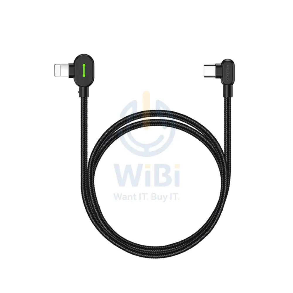 Mcdodo Buttom Series Charging Cable - 1.2 Meters / USB-C To Lightning / Black