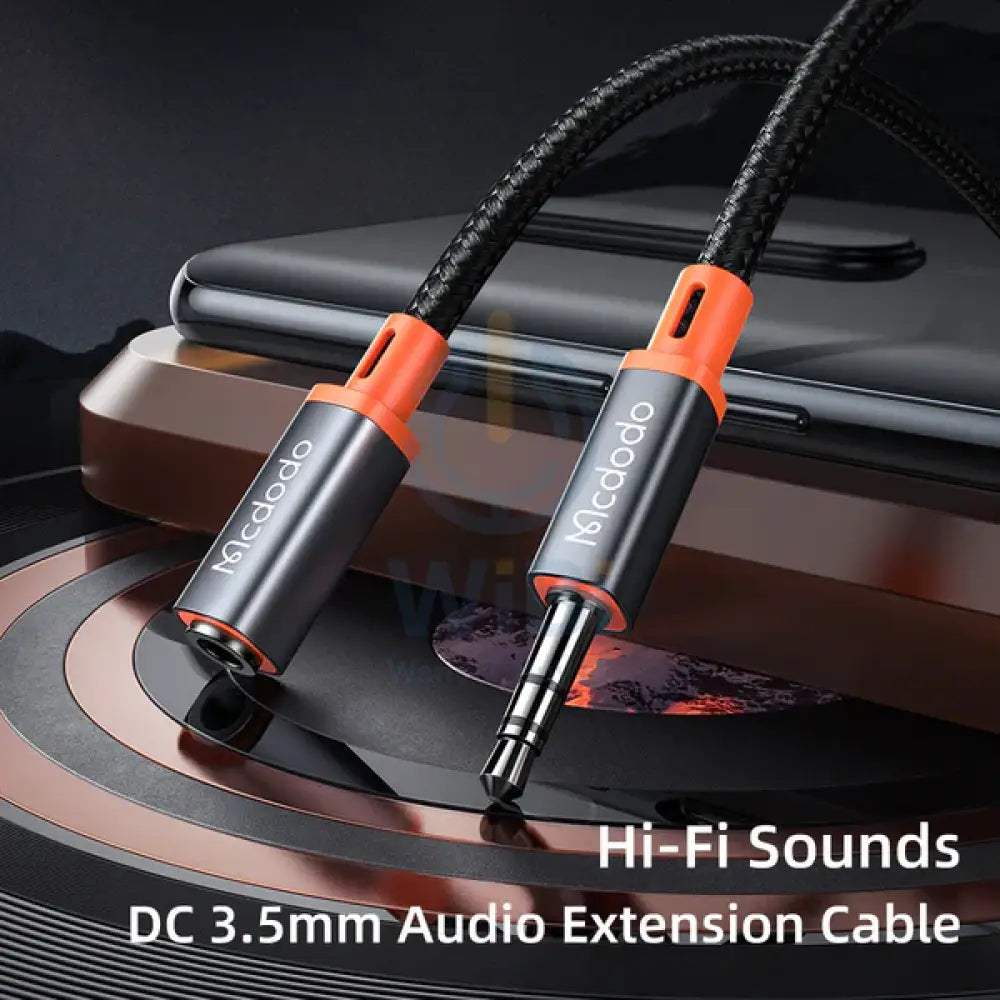 Mcdodo CA-0800 Cable Castle Series - 1.2 Meter / 3.5mm / Black Accessories > Cables & Converters > Cables