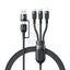 Mcdodo Ca-8800 Multifunction Data Cable - 2 In 3 PD USB-C / USB-A / Lightning / 1.2 Meters / Black Accessories > Cables