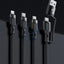 Mcdodo Ca-8800 Multifunction Data Cable - 2 In 3 PD USB-C / USB-A / Lightning / 1.2 Meters / Black Accessories > Cables