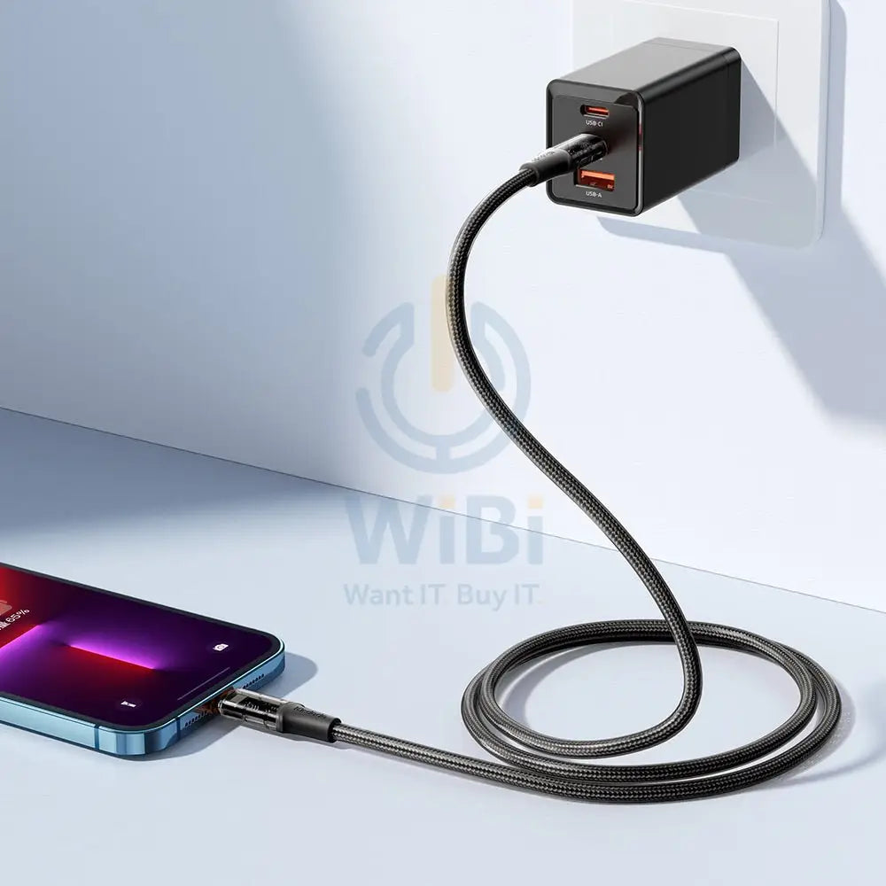 Mcdodo CA159 1.2M 36W PD to Lightning Transparent Cable Accessories > Mobiles & Tablets > Tablets