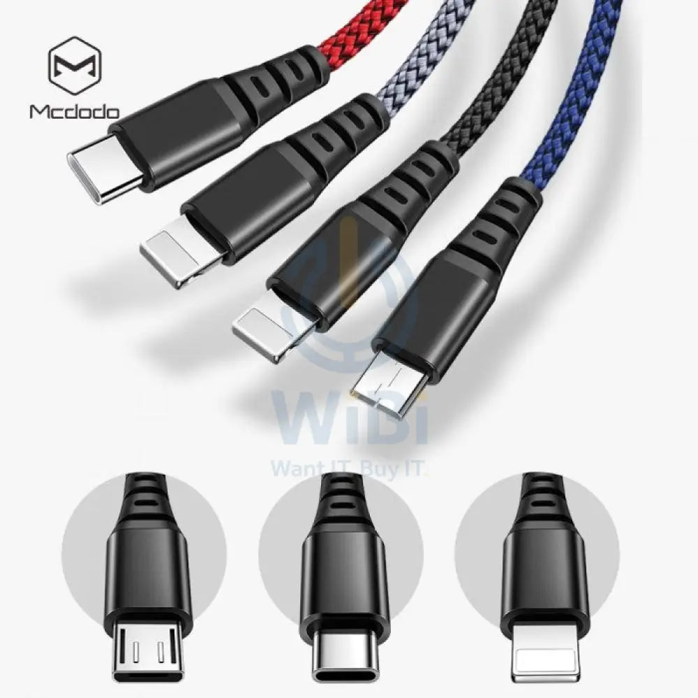 Mcdodo CA623 4in1 Cable 2.4A 1.2M Accessories > Cables & Converters > Cables