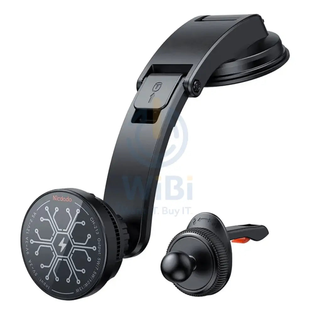Mcdodo Fast Cooling 15W Magnetic Radiator Wireless Car Charger – Black Accessories > Power Adapters