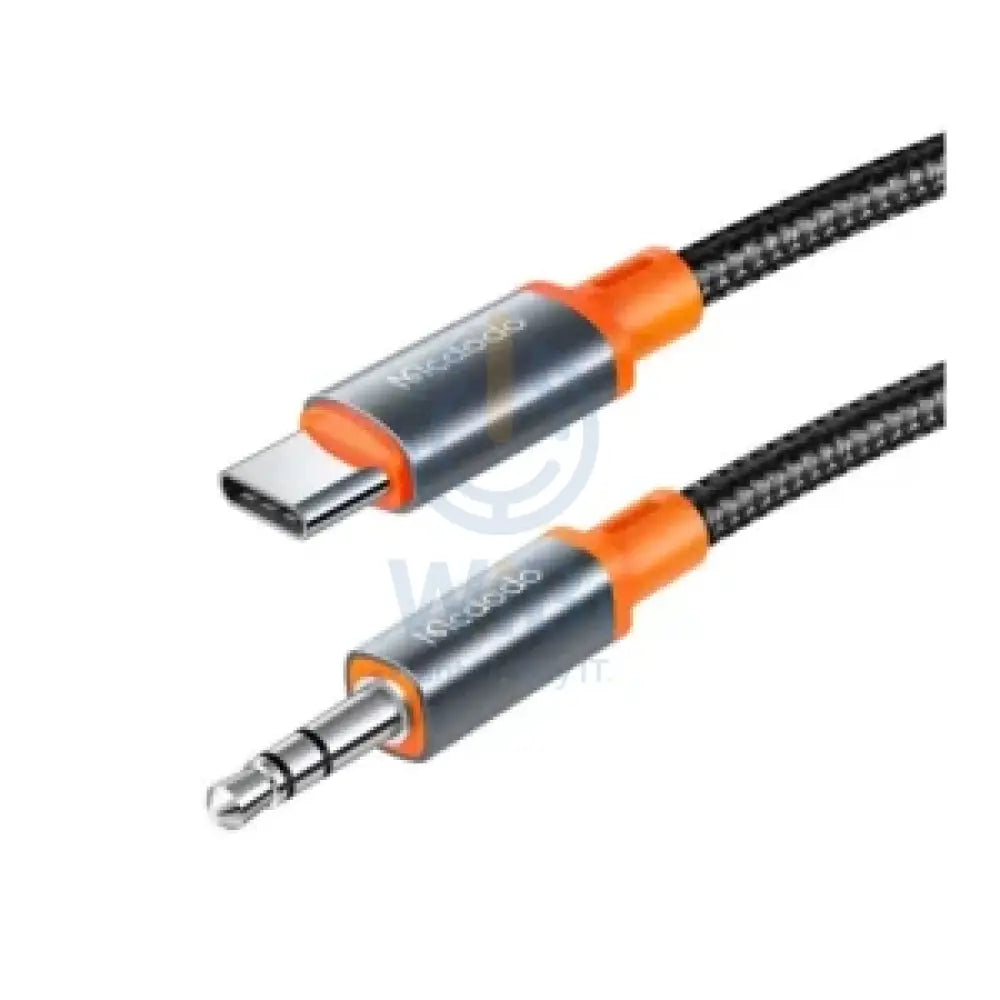 Mcdodo USB-C to 3.5mm AUX Jack Cable – USB-C to 3.5mm 1.2 Meters Black CA-0500 Accessories > Cables & Converters >