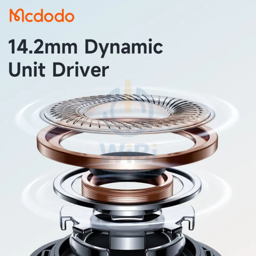 Mcdodo Wired Earphone Lightning for iPhone Mic Music Control 1.2m - Black Accessories > Audio > Headphones