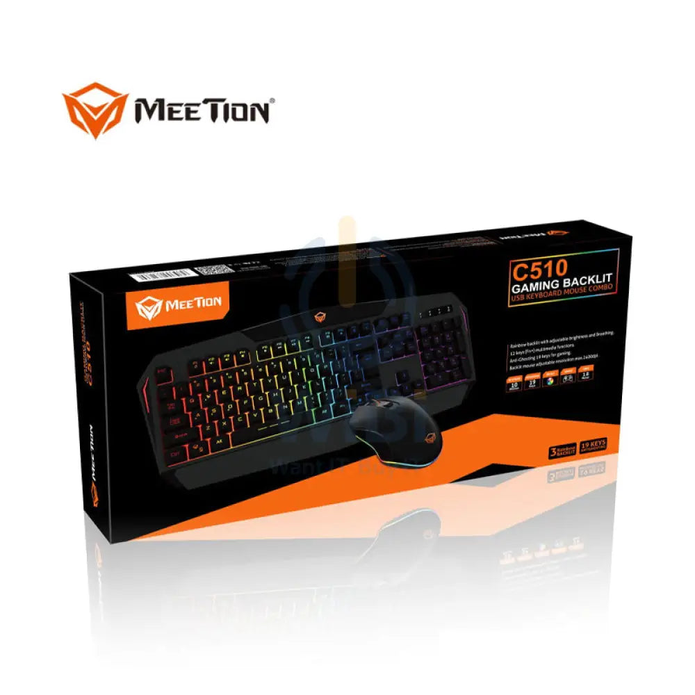 MEETION Backlite Gaming Keyboard&Mouse-C510 Accessories > Keyboard & Mouse > Gaming Zone