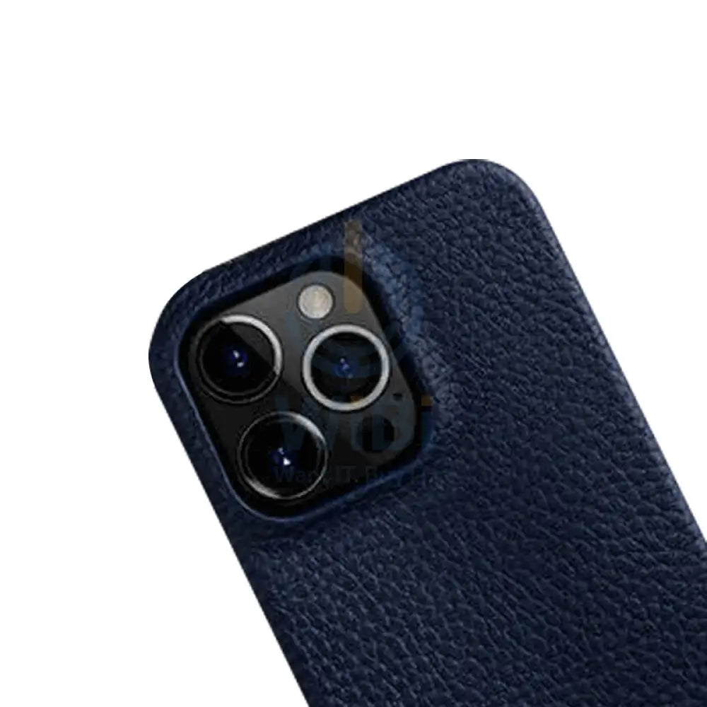 Melkco Back Snap Series Leather Regal Case - Apple iPhone 14 Pro / Dark Blue Accessories > Mobiles & Tablets