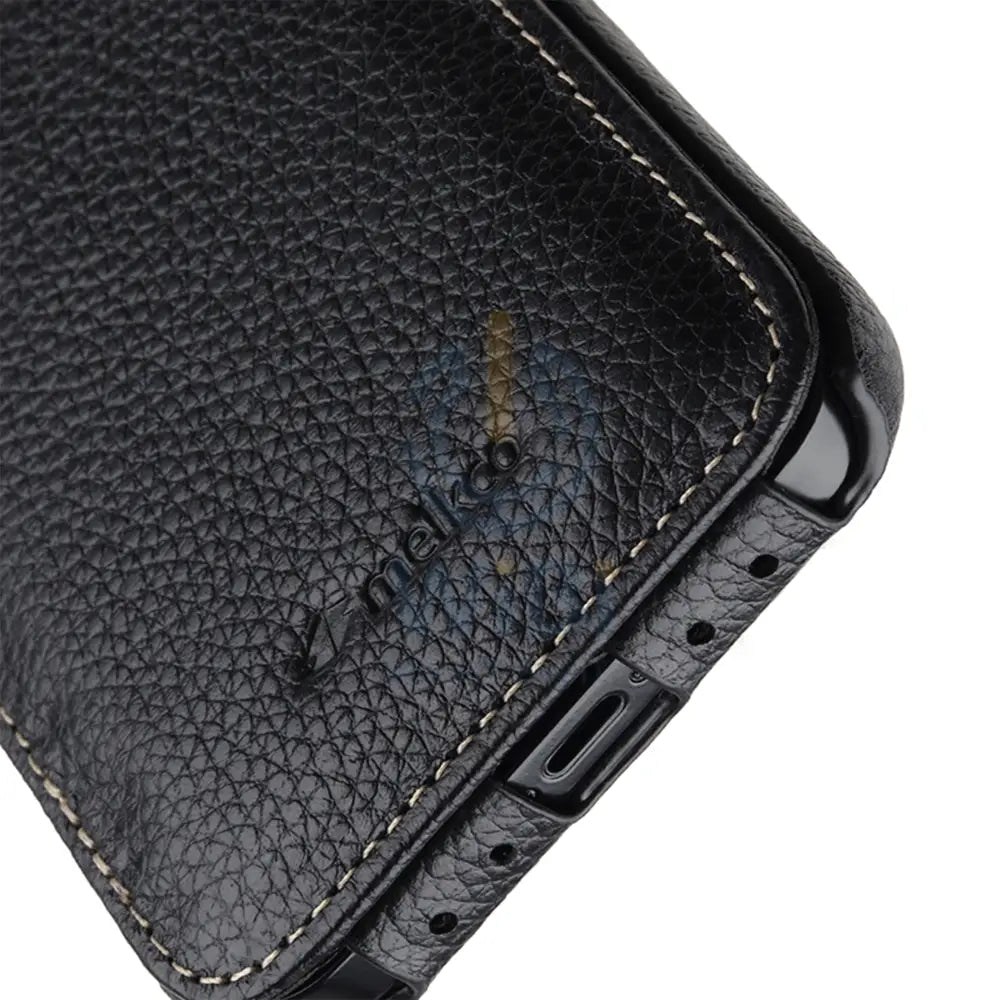 Melkco Jacka Leather Case For iPhone 12 & 12 Pro - Black Accessories > Mobiles & Tablets