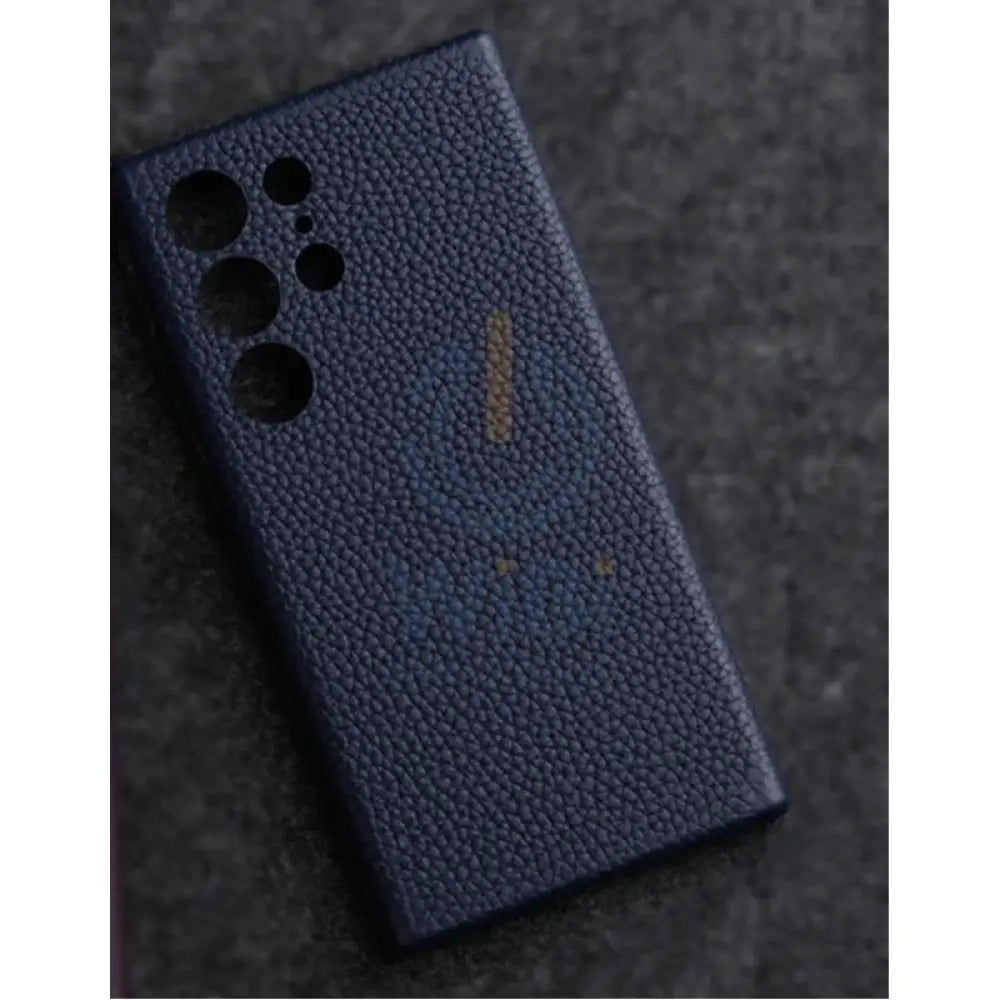Melkco Origin Series Premium Leather Regal Snap Magsafe Cover - Samsung Galaxy S24 Ultra / Dark Blue Accessories >