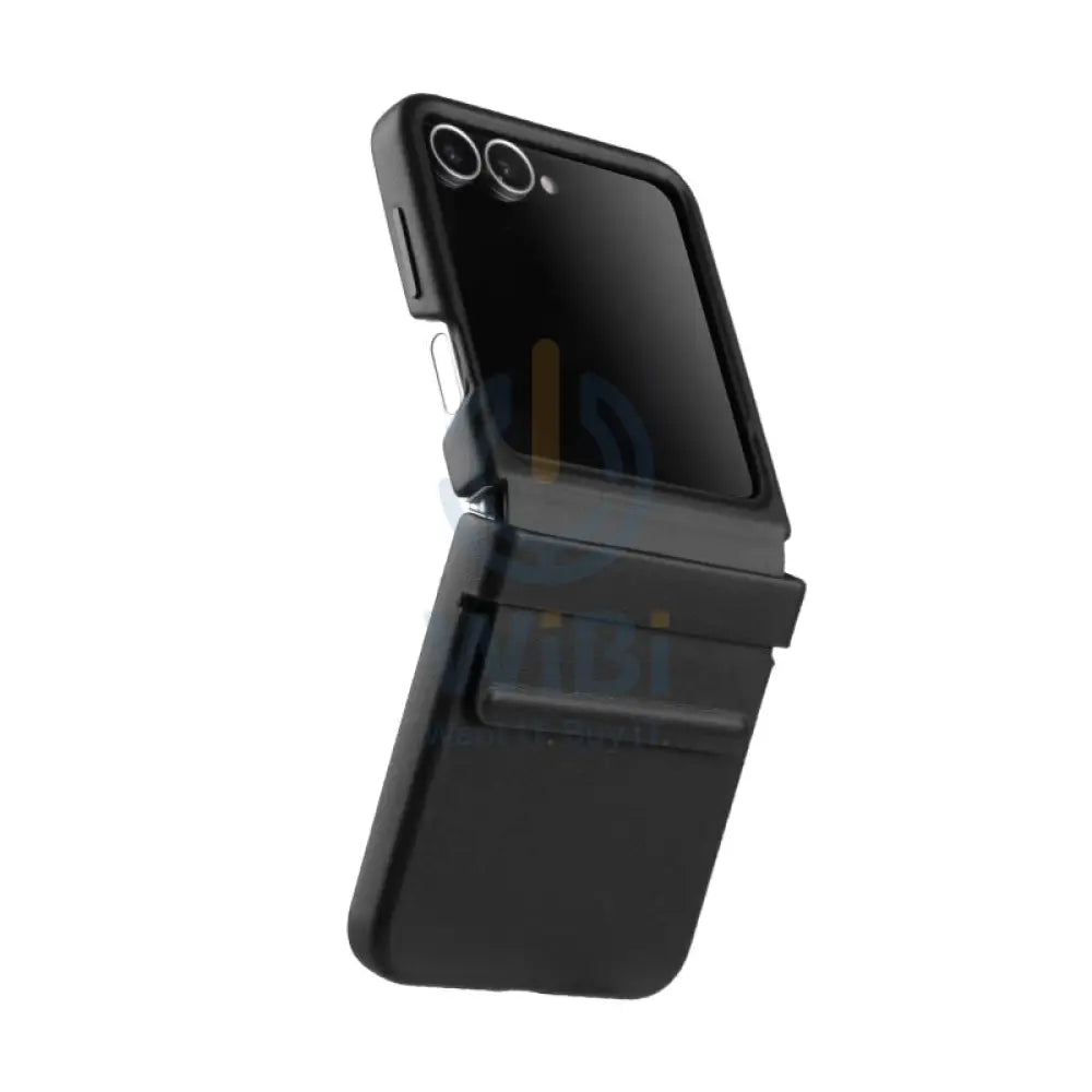 Melkco Origin Series PU Leather Regal Snap Pro Case - Samsung Galaxy Flip 6 / Black Accessories > Mobiles & Tablets >