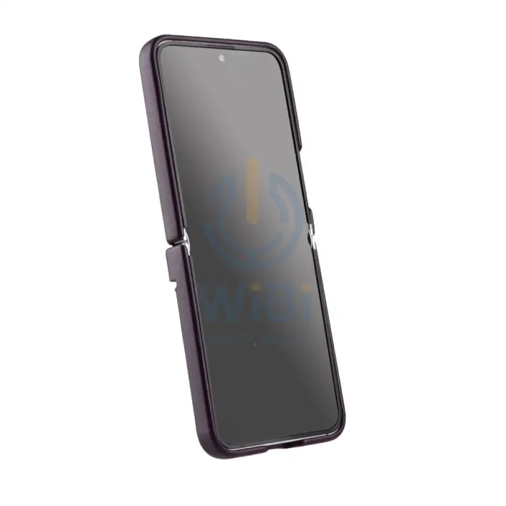 Melkco Origin Series PU Leather Regal Snap Pro Case - Samsung Galaxy Flip 6 / Dark Purple Accessories > Mobiles &