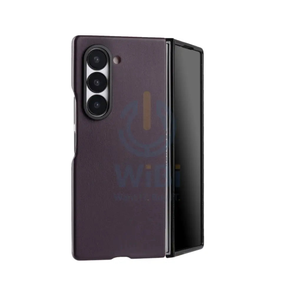 Melkco Origin Series PU Leather Regal Snap Pro Case - Samsung Galaxy Z Fold 6 / Dark Purple Accessories > Mobiles &