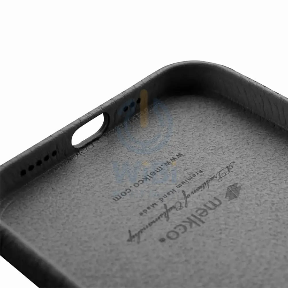 Melkco Paris Premium Leather Case For iPhone 13 Pro Max- Black Accessories > Mobiles & Tablets