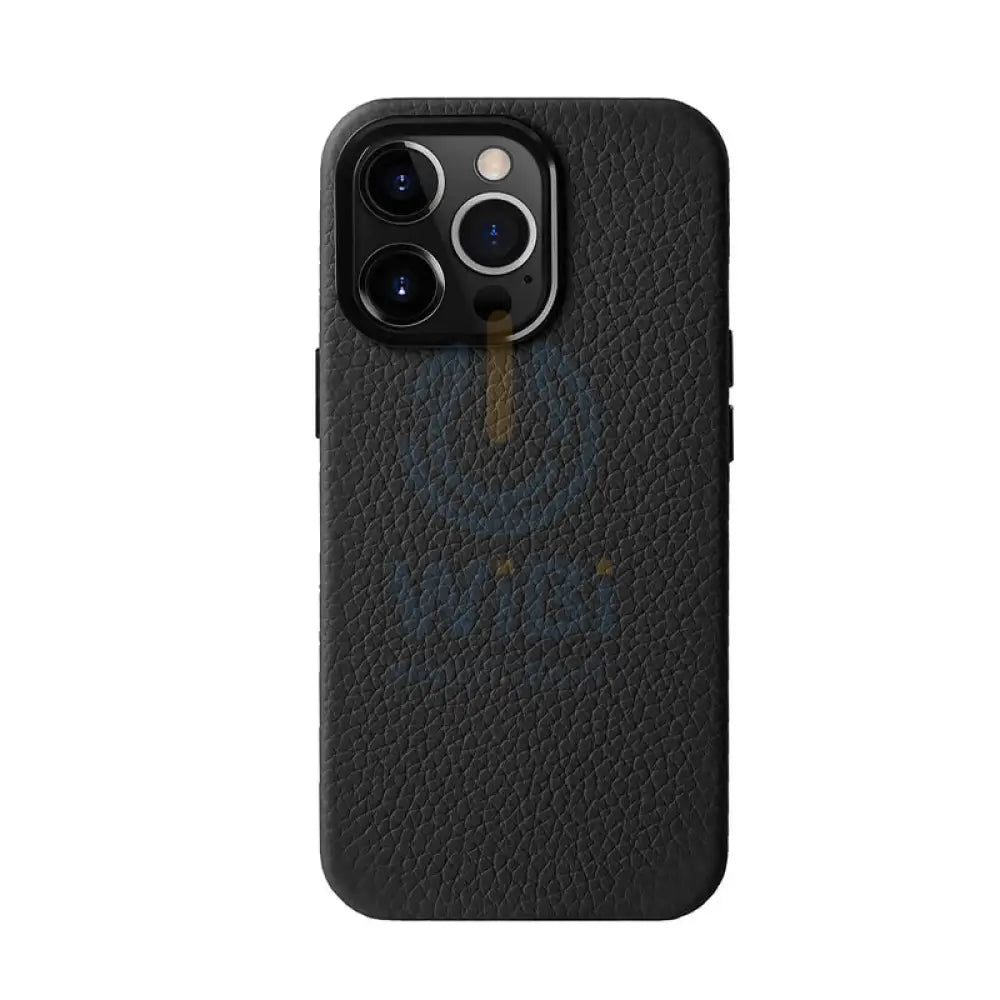 Melkco Paris Premium Leather Case For iPhone 13 Pro Max- Black Accessories > Mobiles & Tablets