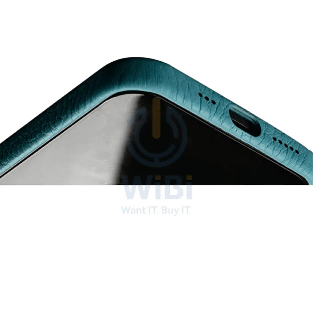 Melkco Paris Premium Leather Case For iPhone 13 Pro Max - Lake Blue Accessories > Mobiles & Tablets