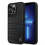 Mercedes-Benz iPhone 14 Pro Liquid Silicone Case with Gradient Star Horizontal Pattern - Black Accessories > Mobiles &