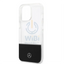 Mercedes-Benz iPhone 14 Pro PC/TPU Case with Silver Electroplated Middle Line - Transparent Accessories > Mobiles &