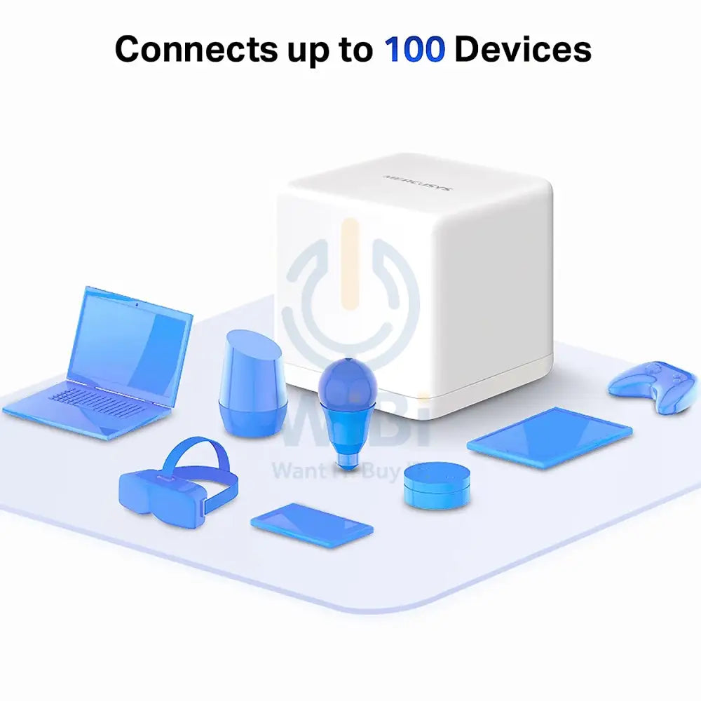 Mercusys H80X AX3000 Whole Home Mesh Wi-Fi 6 System - 2.4 GHz 5 GHz / White Networking Products > Wireless Access Point