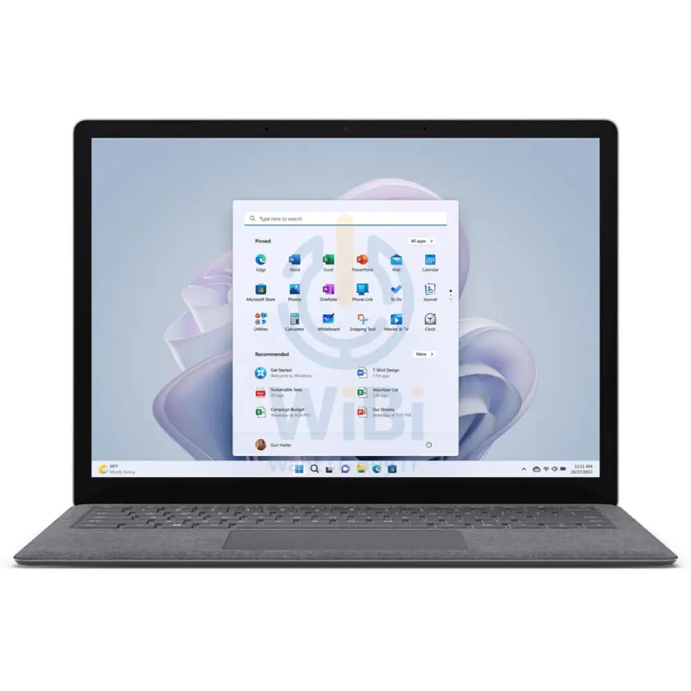 Microsoft Surface Laptop 5 - 13.5’’ MT / i7 / 16GB / 256GB SSD / Win 11 Pro / Platinum / Business Edition Laptops