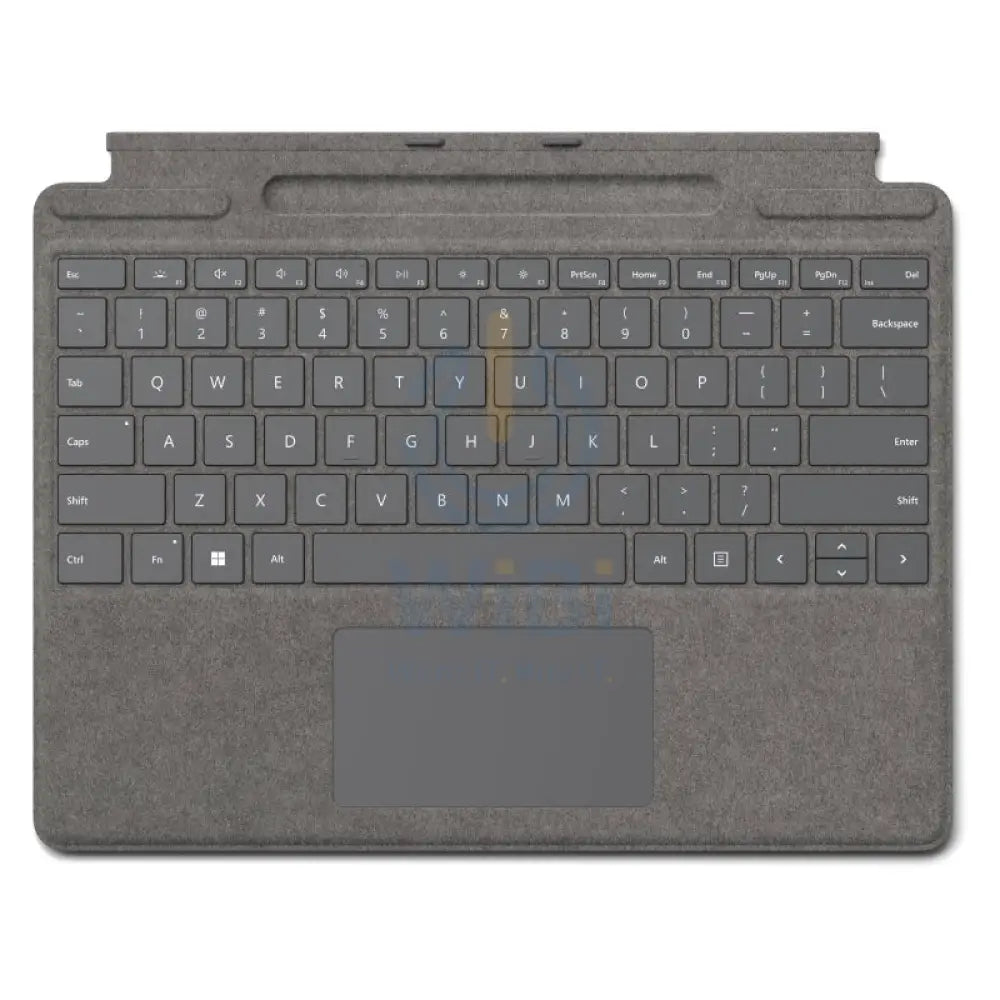 Microsoft Surface Pro Signature Keyboard with Slim Pen 2 - Magnetic / Arabic/English / Platinum - Keyboard Accessories