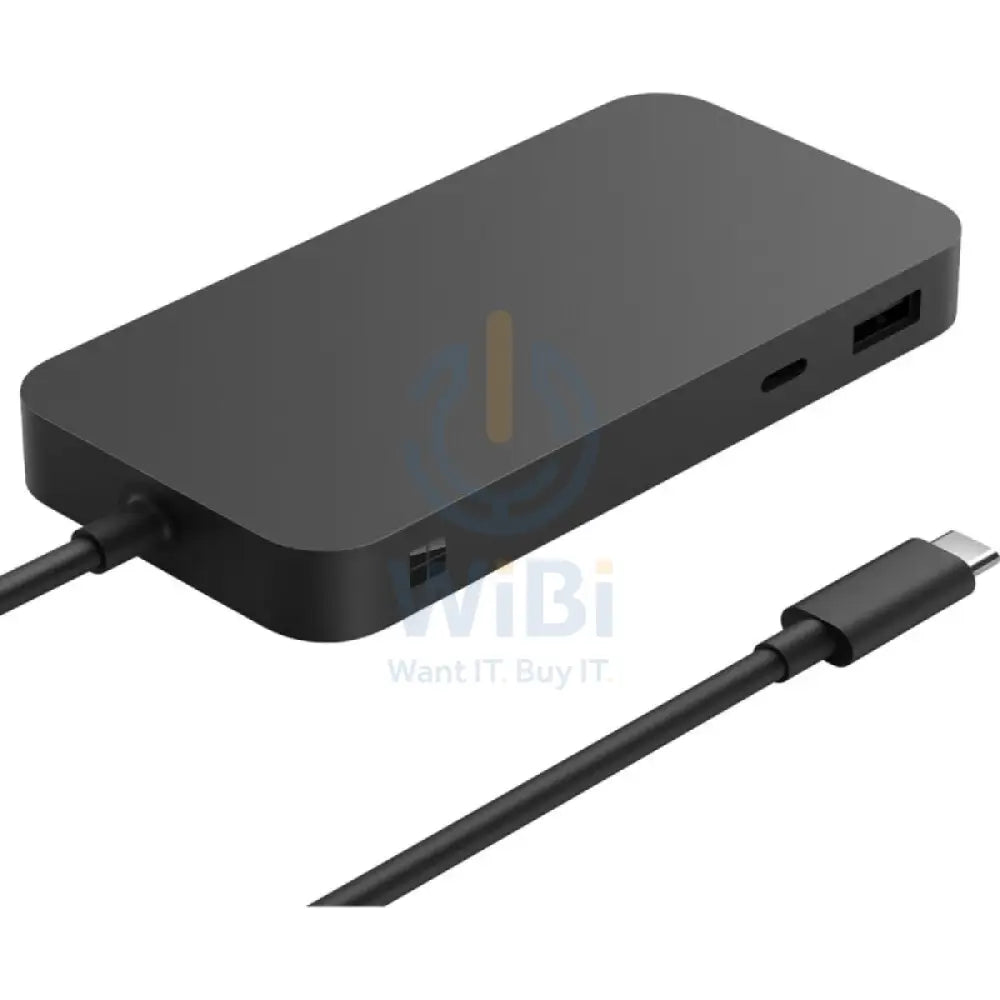 Microsoft Surface USB4 Dock - USB Type-C / USB-A 3.2 Gen 2 / HDMI 2.1 / Gigabit Ethernet - Black Accessories > Docking