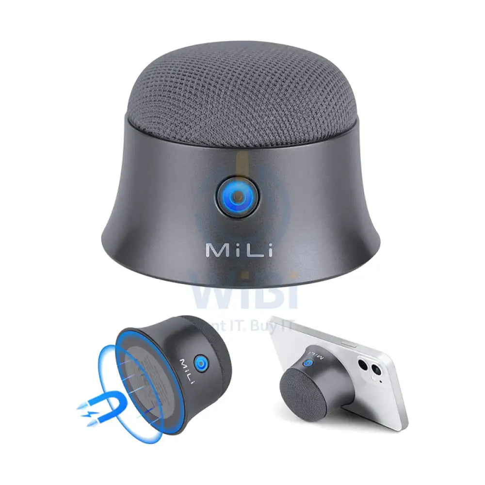 MiLi Mag Soundmate Mini MagSafe Bluetooth Speaker - Black Accessories > Audio > Speakers