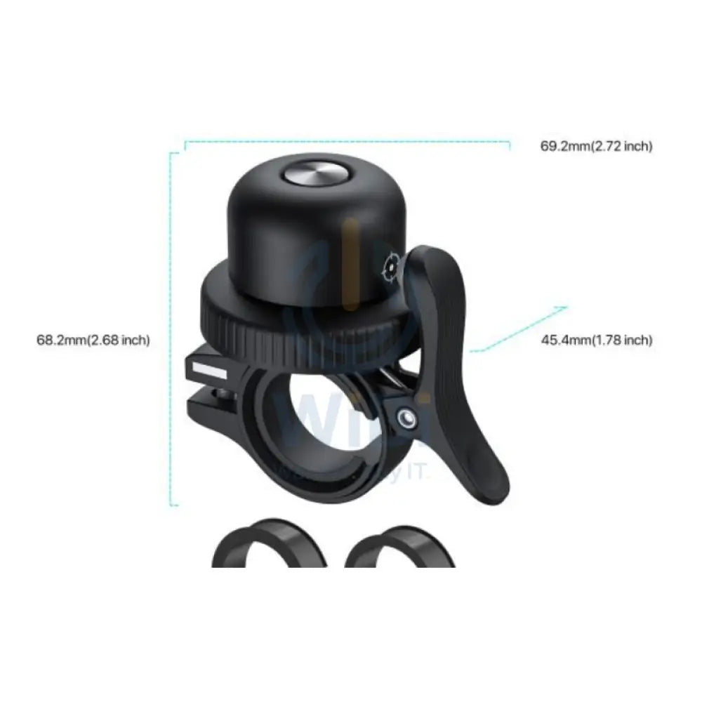 MiLi MiBell Bicycle Anti Loss Bell with Built-In Bluetooth Tracker - Black Accessories > Smart Devices