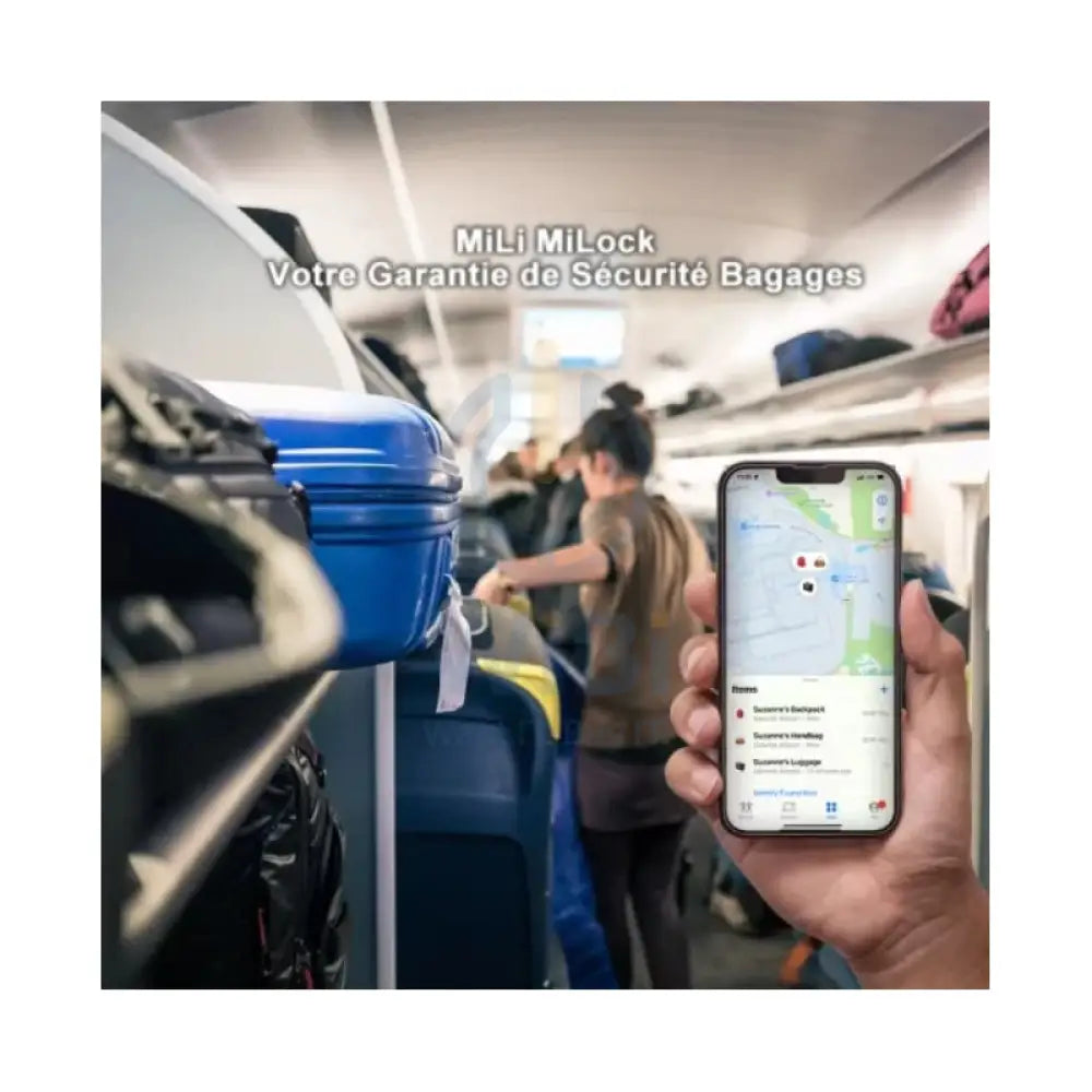 MiLi MiLock Luggage Anti Loss Lock - Black Accessories > Smart Devices