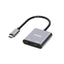 Mowsil Type-C to Dual Type-C Adapter - Silver