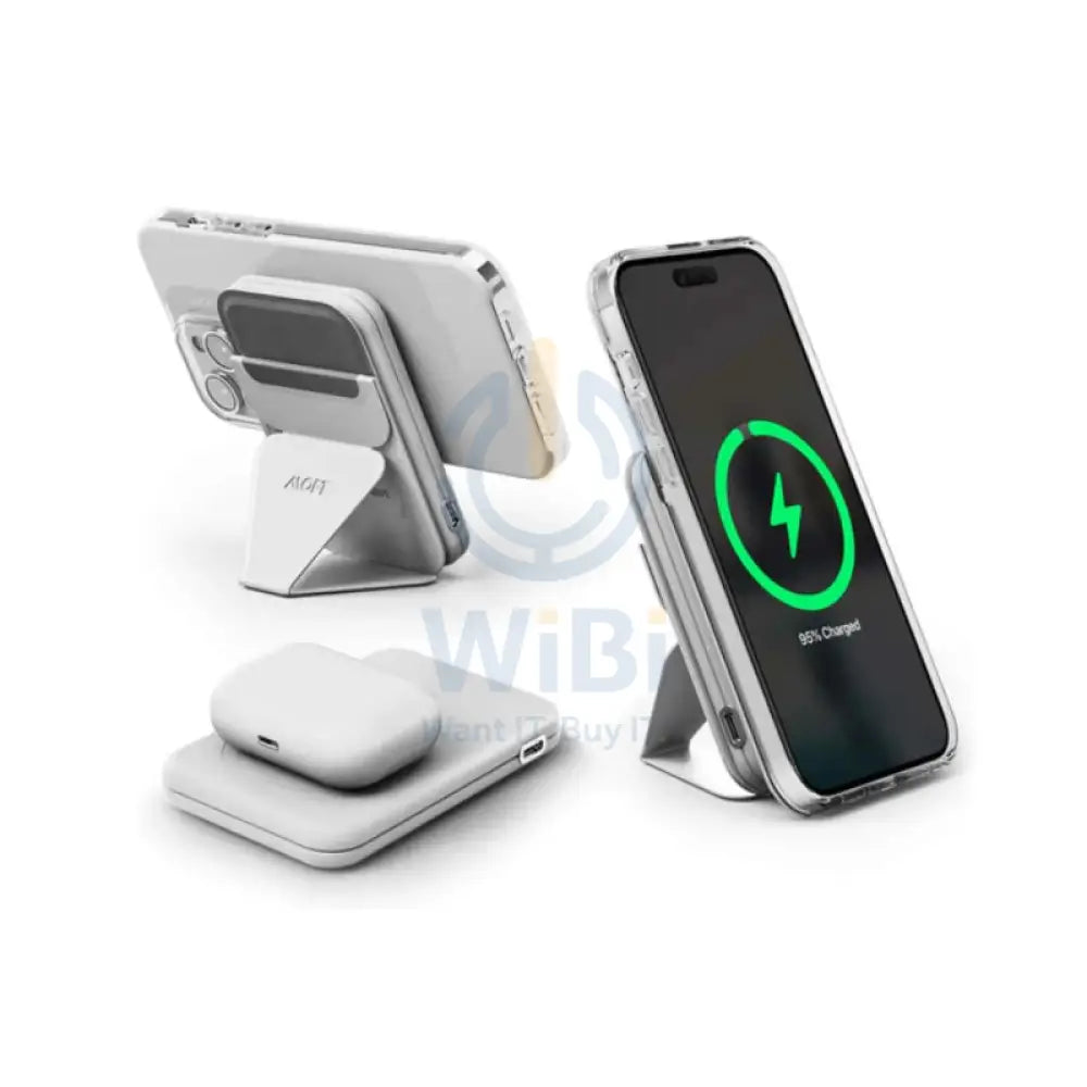 MOFT Power Bank Magsafe and Stand - 3400mAh / 5W / USB-C - Misty Cove Accessories > Power Bank