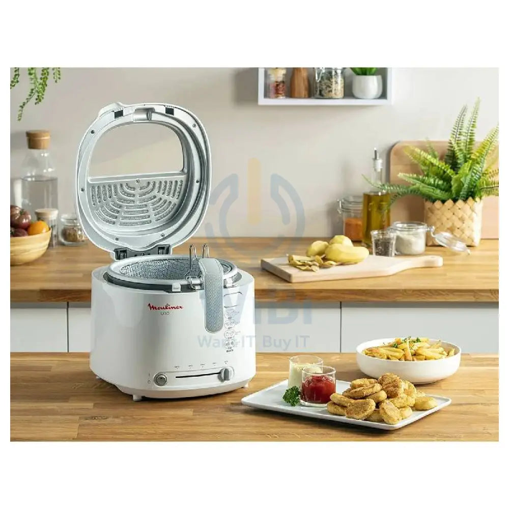 Moulinex AF203127 Deep Fryer - 1470 Watts / 1 Kg Capacity Accessories > Smart Devices