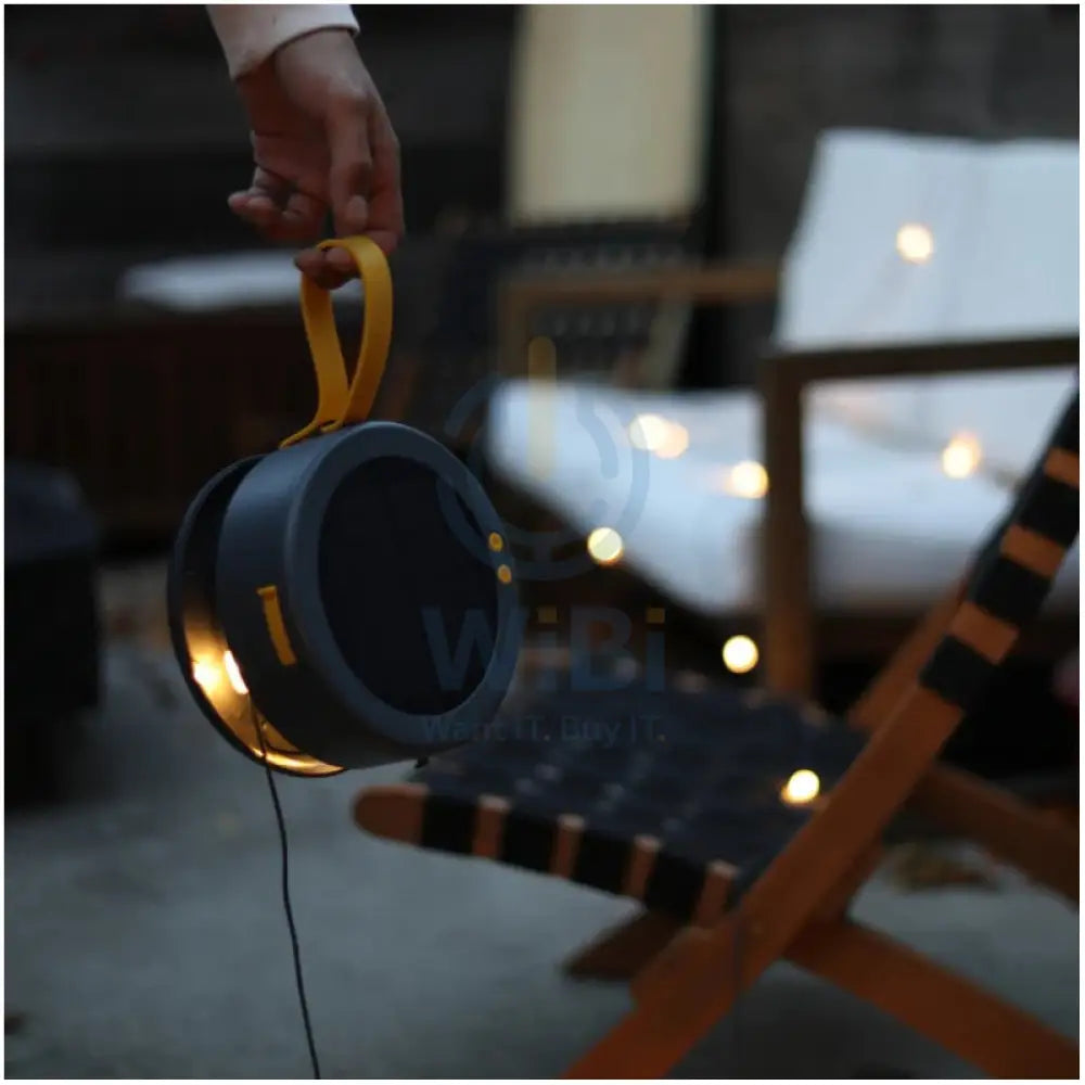 MPOWERD Luci Warm White 44’’ Solar String Lights with Detachable Power Hub - Black Outdoor & Travel