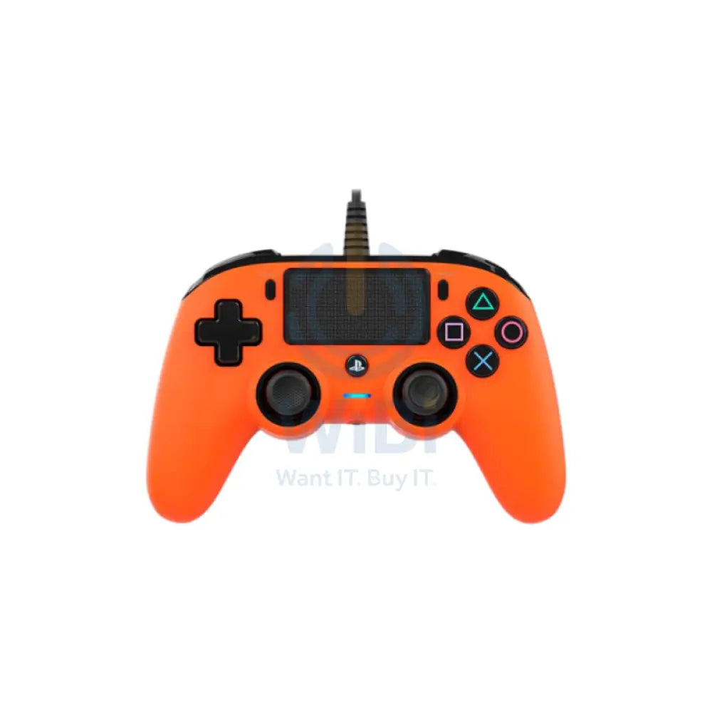 Nacon Wired Compact Controller PS4 - Orange Accessories > Gaming Controllers > Gaming Zone