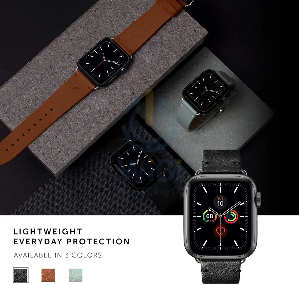 Native Union Apple Watch 45/44/42mm/Ultra Classic Straps - Black Accessories > Smart Watches