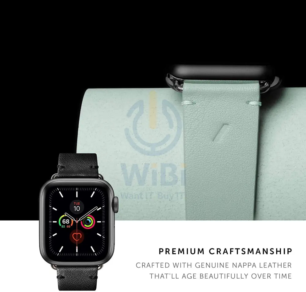 Native Union Apple Watch 45/44/42mm/Ultra Classic Straps - Black Accessories > Smart Watches