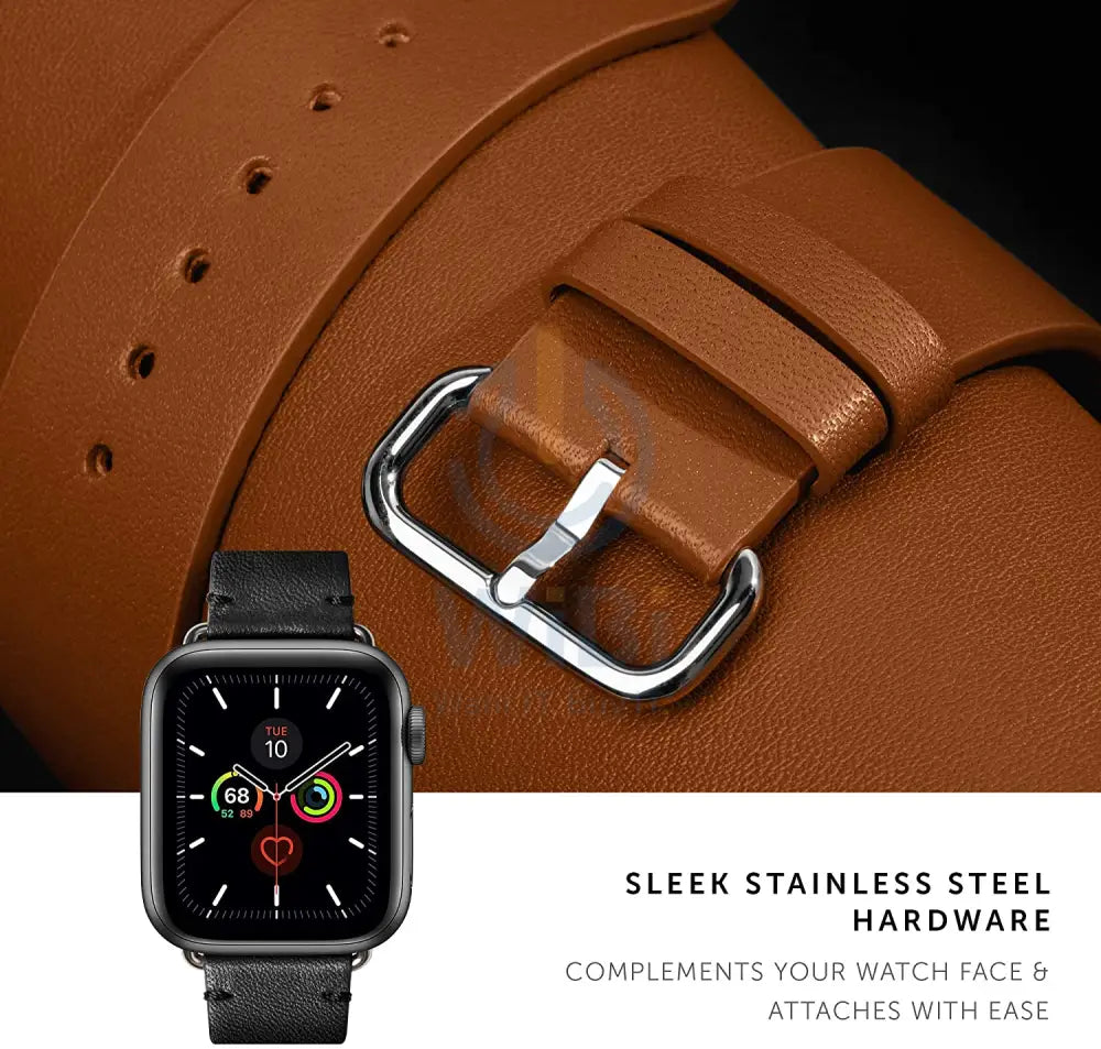 Native Union Apple Watch 45/44/42mm/Ultra Classic Straps - Black Accessories > Smart Watches