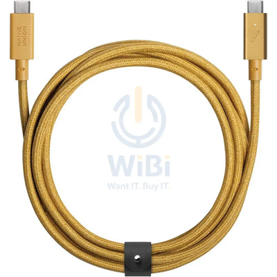 Native Union Belt Cable Pro 240W (USB-C to USB-C) - Kraft Accessories > Cables & Converters > Cables