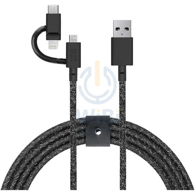 Native Union Belt Cable Universal 2M - Cosmos Black Accessories > Cables & Converters > Cables