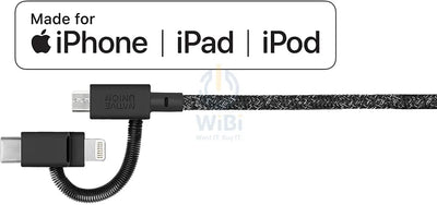 Native Union Belt Cable Universal 2M - Cosmos Black Accessories > Cables & Converters > Cables