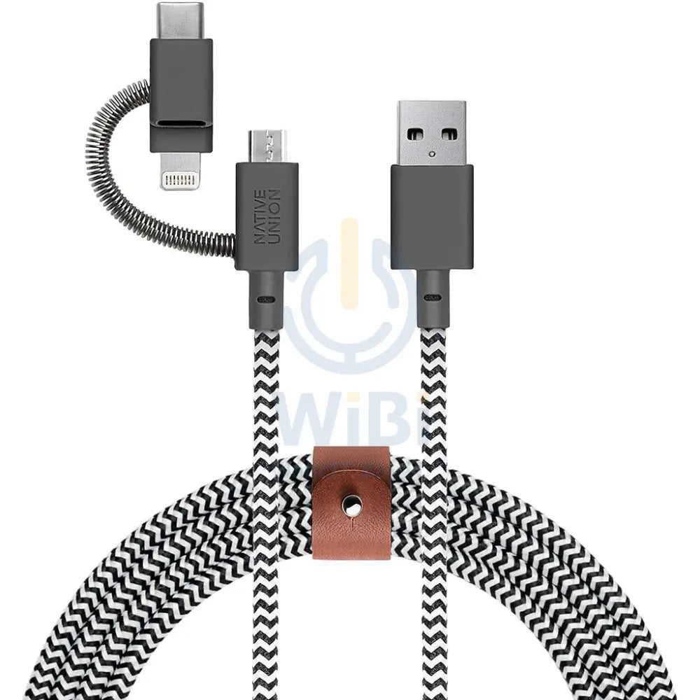 Native Union Belt Cable Universal 2M - Zebra Accessories > Cables & Converters > Cables