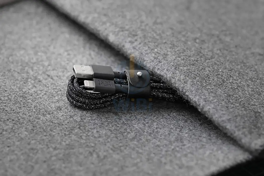 Native Union Belt Cable - USB A to Lightning 1.2M - Cosmos Black Accessories > Cables & Converters > Cables
