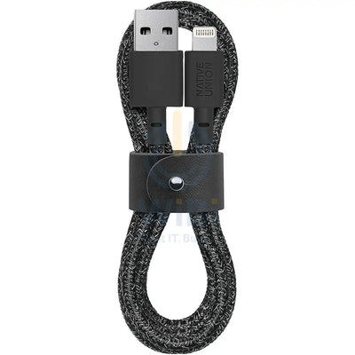 Native Union Belt Cable - USB A to Lightning 1.2M - Cosmos Black Accessories > Cables & Converters > Cables
