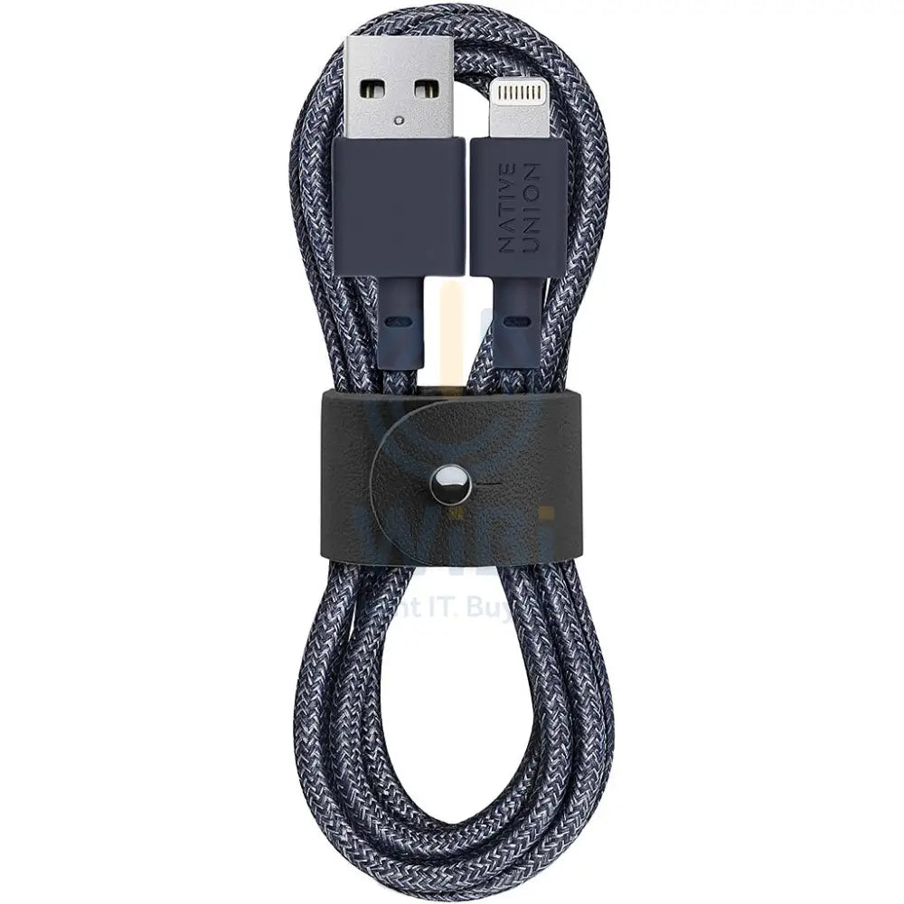 Native Union Belt Cable USB A to Lightning 1.2M - Indigo Accessories > Cables & Converters > Cables