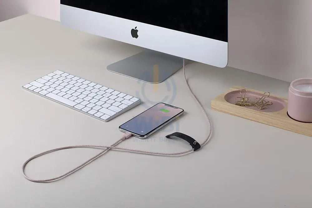Native Union Belt Cable - USB A to Lightning 1.2M - Rose Accessories > Cables & Converters > Cables
