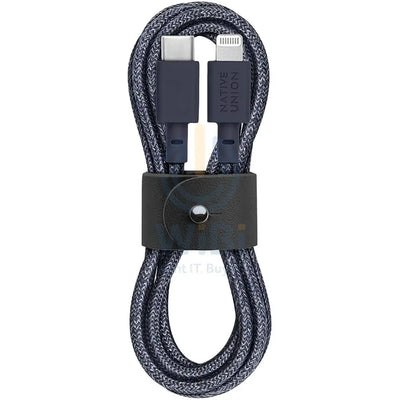 Native Union Belt Cable USB-C to Lightning 1.2M - Indigo Accessories > Cables & Converters > Cables