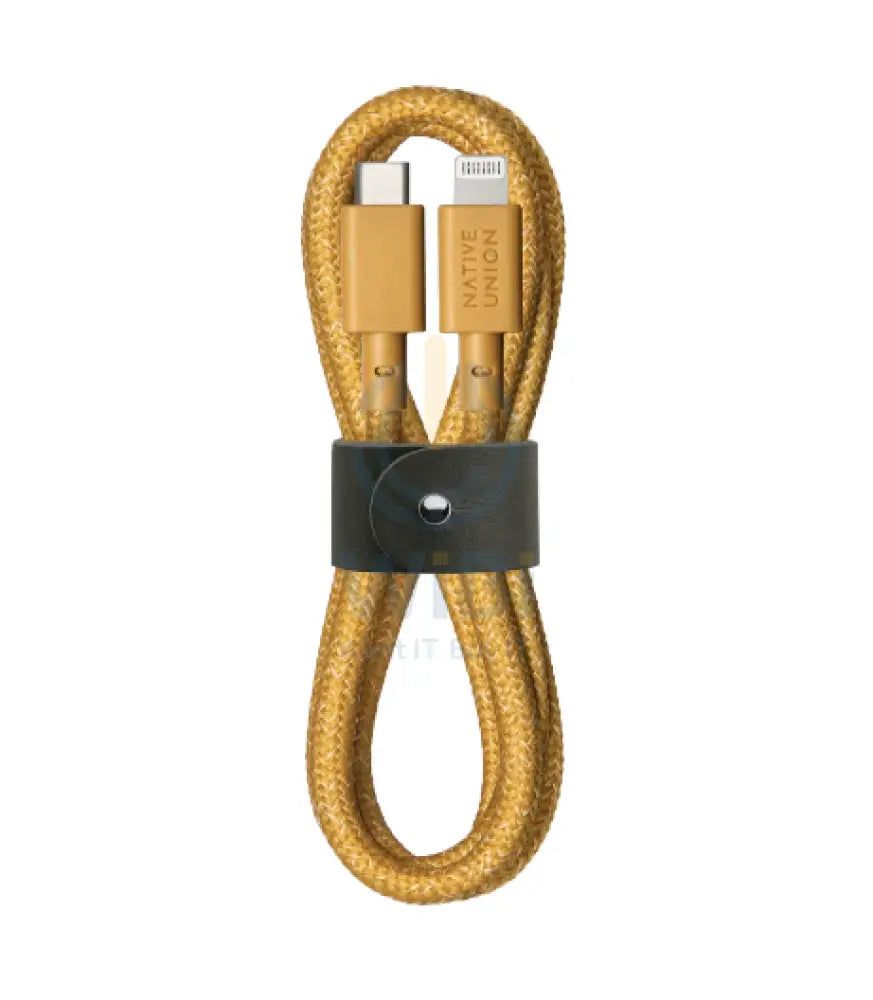 Native Union Belt Cable USB-C to Lightning 1.2M - Kraft Accessories > Cables & Converters > Cables