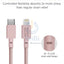 Native Union Belt Cable USB-C to Lightning 1.2M - Rose Accessories > Cables & Converters > Cables