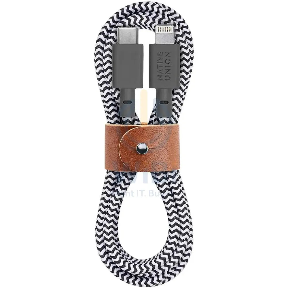 Native Union Belt Cable USB-C to Lightning 1.2M - Zebra Accessories > Cables & Converters > Cables